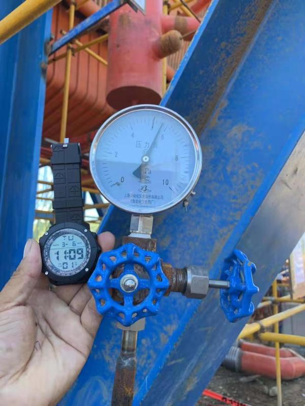 A successful water pressure test of boiler in Masibate power